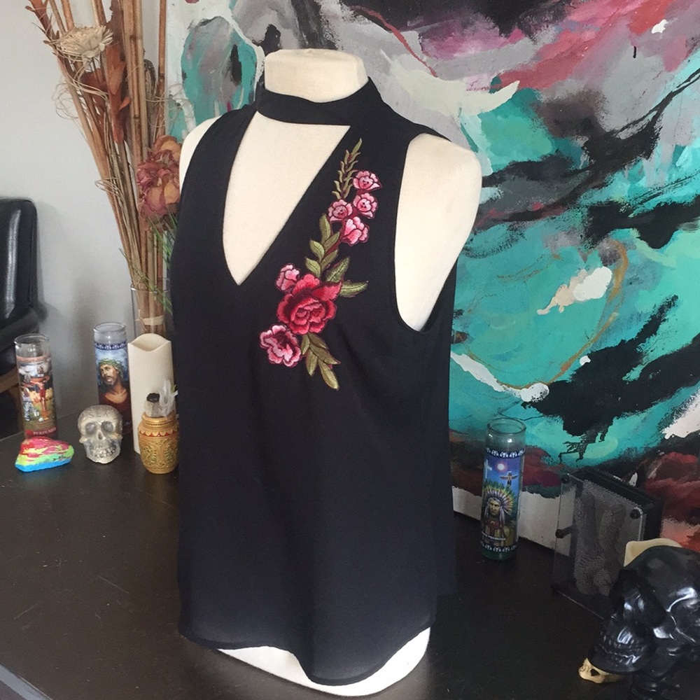 Sheer black Candie’s top